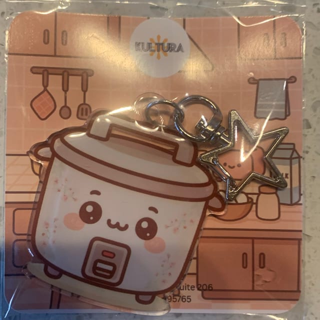 Rice Cooker Keychain.