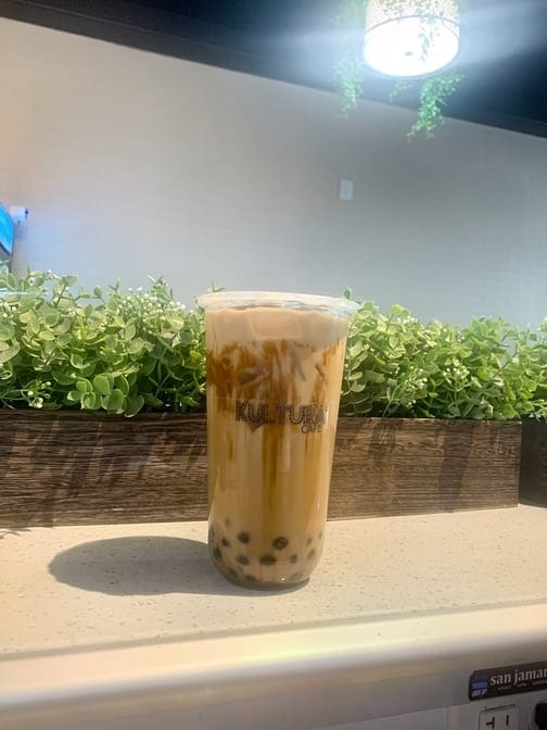 Sweet Caramel Milk Tea.