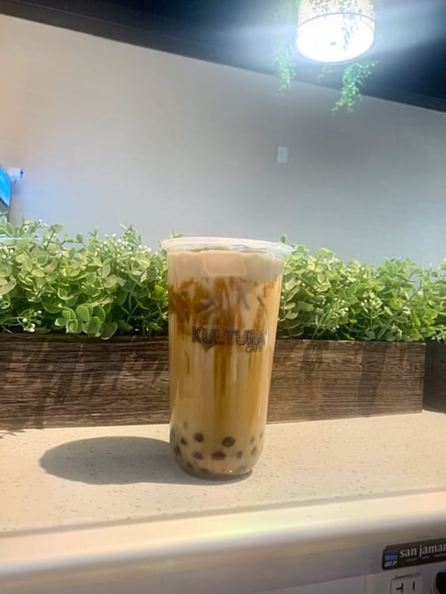 Sweet Caramel Milk Tea.