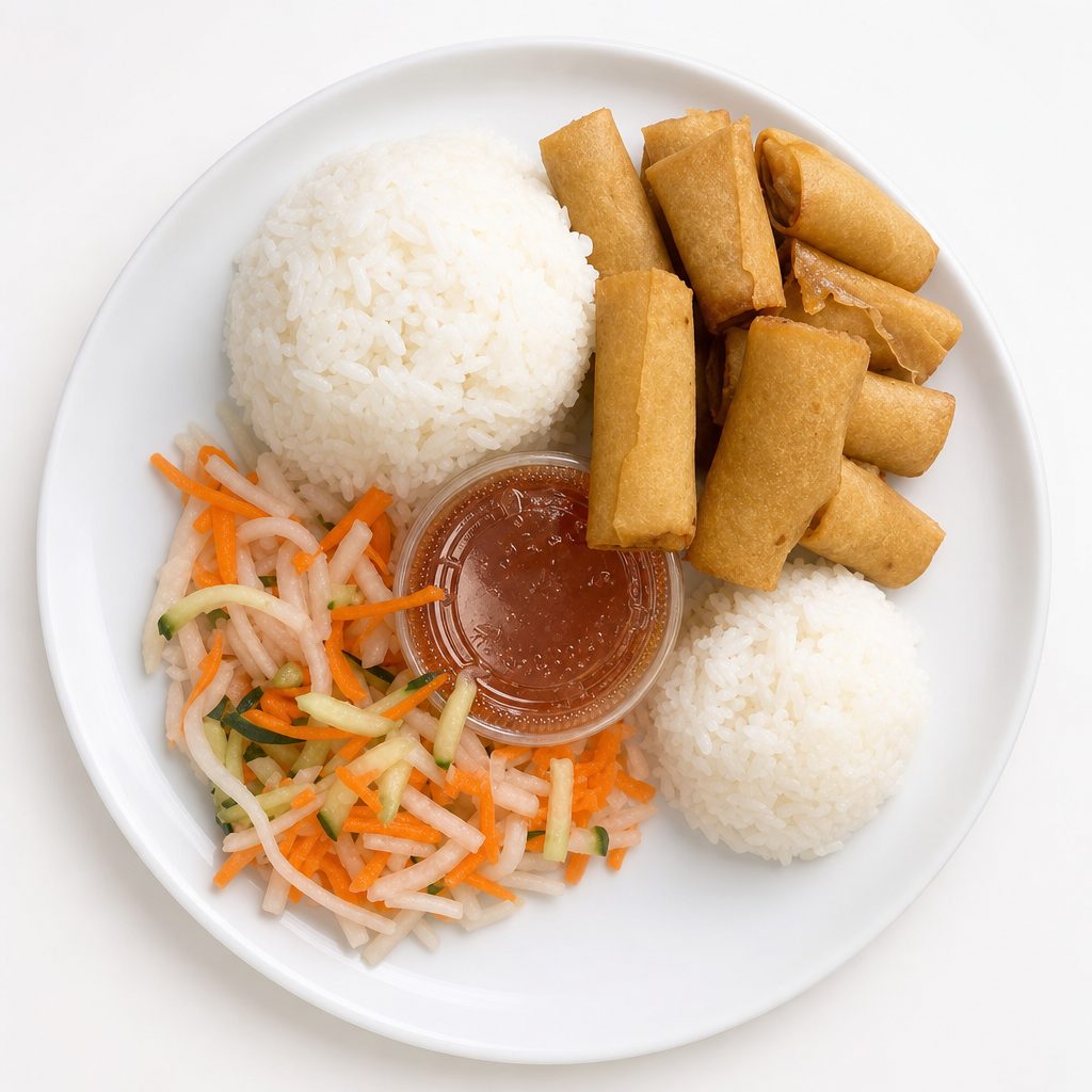 Pork Lumpia Plate.