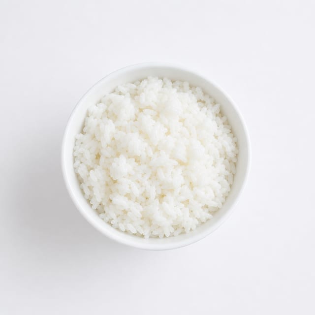 Steamed Rice.