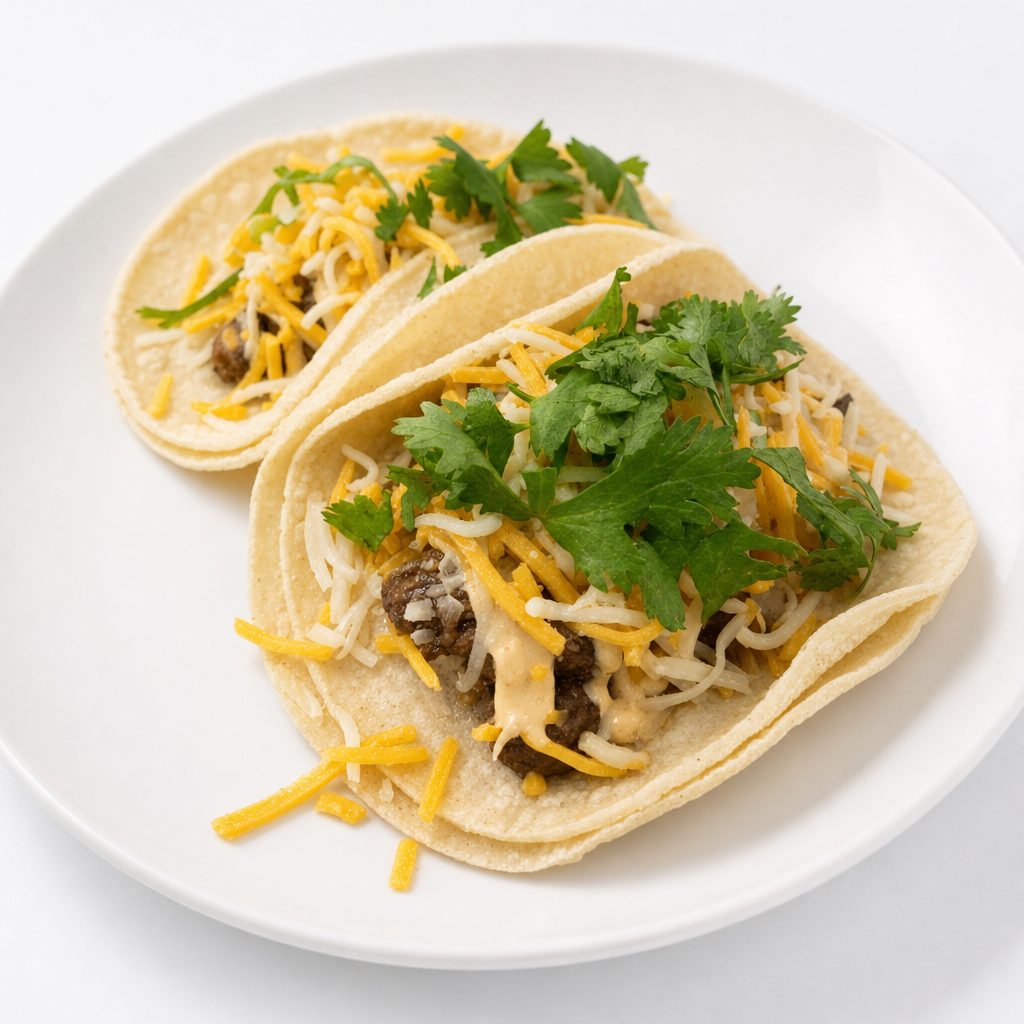 Beef Kaldereta Tacos (2pcs).