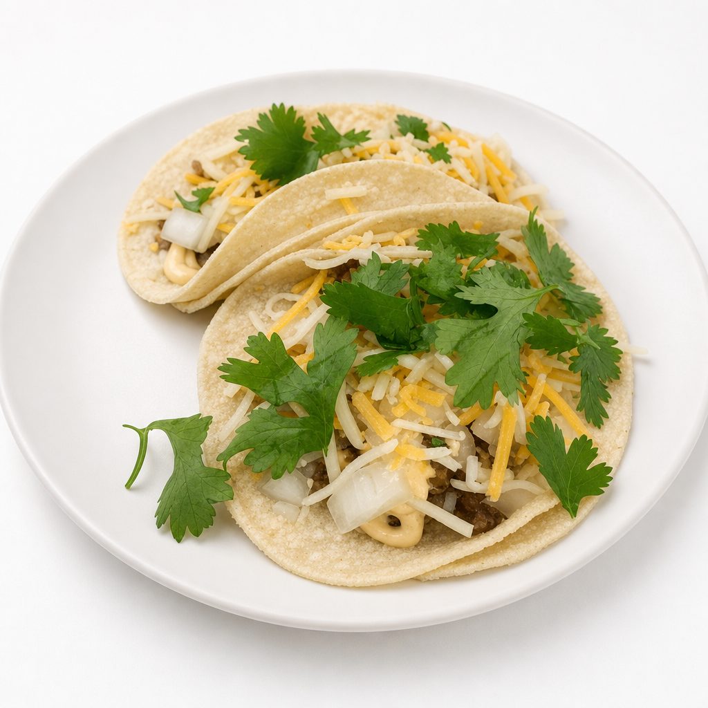 Pork Belly Sisig Tacos (2pcs, Spicy).