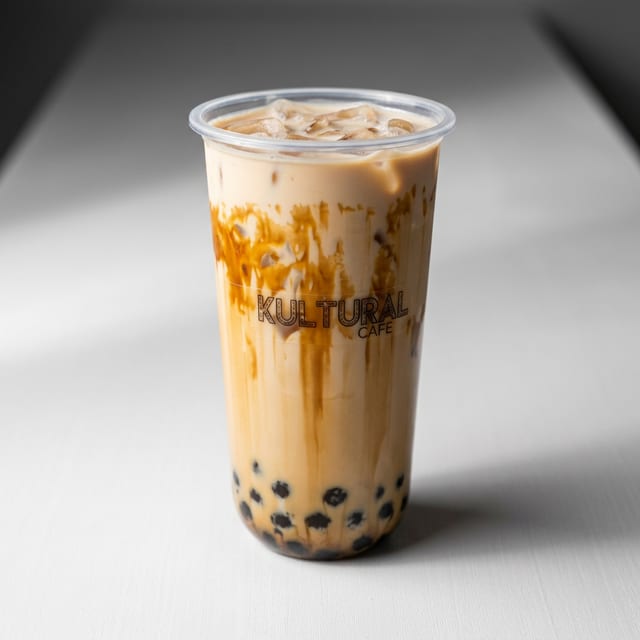 Sweet Caramel Milk Tea.