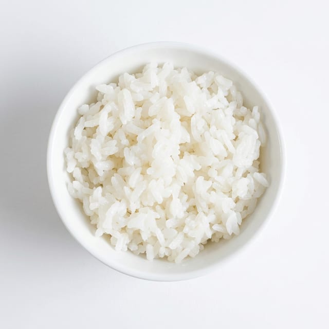 Steamed Rice.